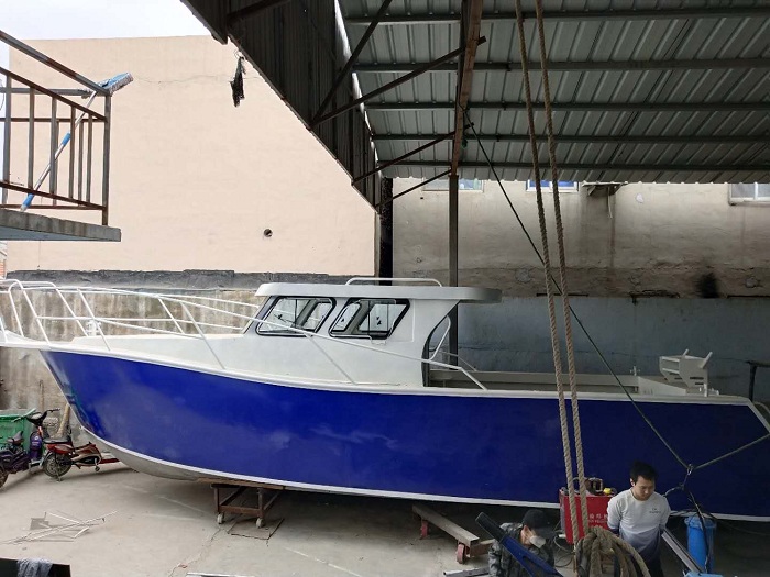 11米铝合金快艇海钓船 经济实用铝镁合金钓鱼艇拖网船渔船